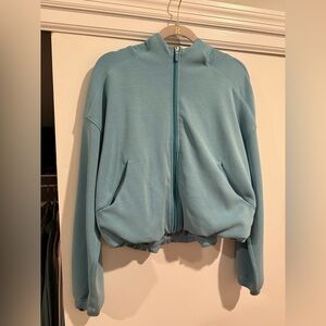 Lululemon Softstreme Full Zip Hoodie Teal Size 10 Great Condition Super Soft